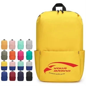 Outdoor Waterproof Oxford Cloth Yellow Backpack