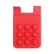 Push Bubble Silicone Phone Wallet Card Holder | https://www.bestnamebadges.com