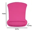 Memory Foam Wrist Rest Rubber Mouse Pad | https://www.bestnamebadges.com