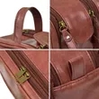 PU Leather Multifunctional Travel Toiletries Storage Bag | https://www.bestnamebadges.com