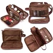 PU Leather Multifunctional Travel Toiletries Storage Bag | https://www.bestnamebadges.com