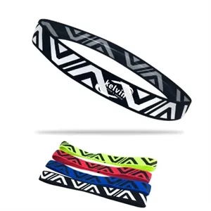 Stretchy Slim Non-slip Running Sweatbands Sport Headband | https://www.bestnamebadges.com