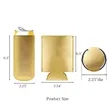 Metallic Beer Bottle Can Cooler | https://www.bestnamebadges.com