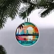 Round Photo Frame Ornament | https://www.bestnamebadges.com