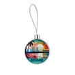 Round Photo Frame Ornament | https://www.bestnamebadges.com