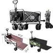 Load 550lbs Collapsible Foldable Wagon Cart for Camping | https://www.bestnamebadges.com