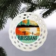 Lace Style Full Color Ceramic Ornaments | https://www.bestnamebadges.com
