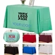 Custom Logo Pattern 6FT Table Cloth Cover | https://www.bestnamebadges.com