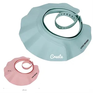 Adjustable Toddler Baby Shower Cap Hat | https://www.bestnamebadges.com