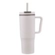 30oz Double Wall Plastic Travel Mug with Handle & Straw | https://www.bestnamebadges.com