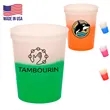 16 oz USA Made Two-Tone Color Changing Stadium Cups BPA Free | https://www.bestnamebadges.com