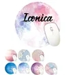 Marble Round Mouse Pad | https://www.bestnamebadges.com