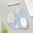 Marble Round Mouse Pad | https://www.bestnamebadges.com