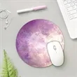 Marble Round Mouse Pad | https://www.bestnamebadges.com
