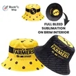 Rock'it 3-Day Reversible Sublimation Bucket Hats | https://www.bestnamebadges.com