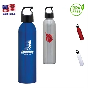 USA Made 24 oz. BPA free Aluminum sports bottles | https://www.bestnamebadges.com