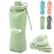 20Oz Silicone Foldable Water Bottle With Stretchable Design | https://www.bestnamebadges.com