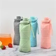 20Oz Silicone Foldable Water Bottle With Stretchable Design | https://www.bestnamebadges.com