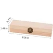 Handmade Educational Painted Student Solid Wood Pencil Case | https://www.bestnamebadges.com