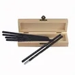 Handmade Educational Painted Student Solid Wood Pencil Case | https://www.bestnamebadges.com