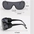 Side Shield Unisex Laser Safety Eyewear Glasses Goggles | https://www.bestnamebadges.com