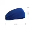 Solid Color Non Slip Sports Headband For Workout Fitness | https://www.bestnamebadges.com