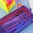Large Capacity PVC Transparent Zipper Stationery Bag | https://www.bestnamebadges.com