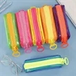 Large Capacity PVC Transparent Zipper Stationery Bag | https://www.bestnamebadges.com