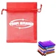 Custom Organza Drawstring Gift Bag | https://www.bestnamebadges.com