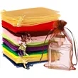 Custom Organza Drawstring Gift Bag | https://www.bestnamebadges.com