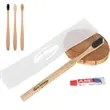 Customized Disposable Bamboo Toothbrush | https://www.bestnamebadges.com
