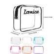 Clear Waterproof Toiletry Bag | https://www.bestnamebadges.com