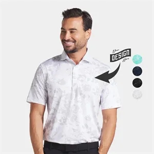 PUMA® MATTR Rose UPF 40+ Men's Golf Polo Shirt | https://www.bestnamebadges.com
