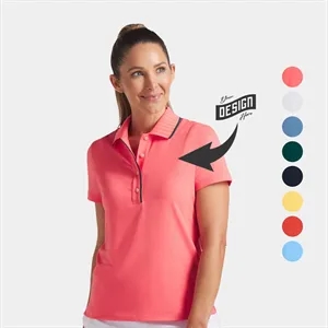 PUMA® CLOUDSPUN Bridges Women's Golf Polo Shirt | https://www.bestnamebadges.com