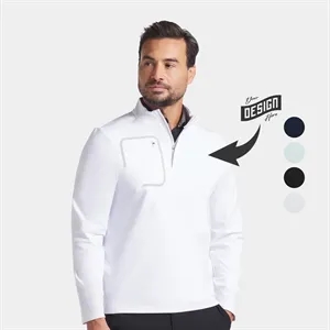 PUMA® CLOUDSPUN Tech UPF 50+ Men's Golf Quarter Zip | https://www.bestnamebadges.com