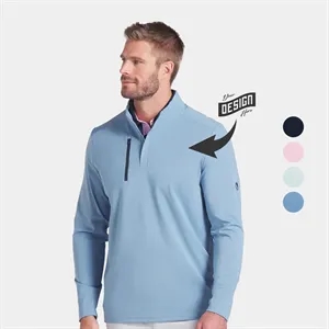 PUMA® AP CLOUDSPUN Tech UPF 50+ Men's Golf Quarter Zip | https://www.bestnamebadges.com