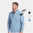 PUMA® AP CLOUDSPUN Tech UPF 50+ Men's Golf Quarter Zip | https://www.bestnamebadges.com