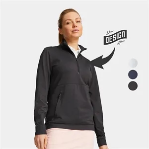 PUMA-CLOUDSPUN-Rockaway-UPF-40-Women-s-Golf-Quarter-Zip
