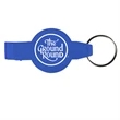 Round Bottle Opener Beverage Wrench Keychain | https://www.bestnamebadges.com