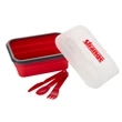 Collapse'N Silicone Lunch Container | https://www.bestnamebadges.com