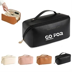 Waterproof Toiletry Bag with Open Flat