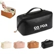 Waterproof Toiletry Bag with Open Flat | https://www.bestnamebadges.com