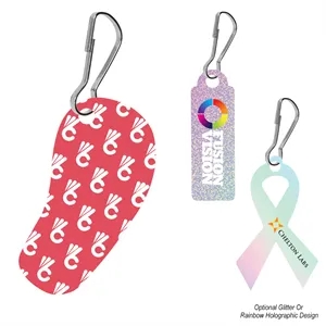 Acrylic Zipper Pull - Custom Shape 4