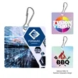 Acrylic Zipper Pull - Square | https://www.bestnamebadges.com