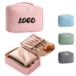 Large Capacity Waterproof Makeup Cosmetic Toiletry Bag | https://www.bestnamebadges.com