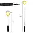 Stainless Steel Retractable Golf Ball Picker Retriever | https://www.bestnamebadges.com