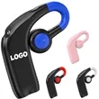 In Stock Wireless Bluetooth Ear Hook Headset With Mic Black | https://www.bestnamebadges.com