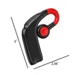 In Stock Wireless Bluetooth Ear Hook Headset With Mic Black | https://www.bestnamebadges.com