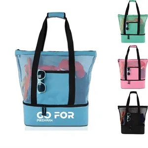 Mesh Beach Bags with Zipper