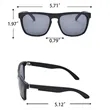 Polarized Sports Sunglasses UV Protection Custom Logo | https://www.bestnamebadges.com